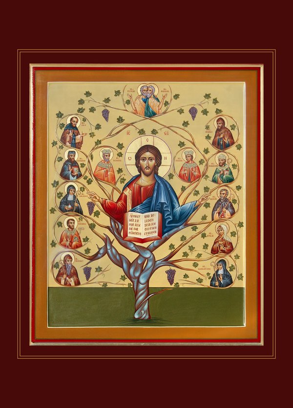Doppelkarten Christus und die Hl. der Diözese Eichstätt